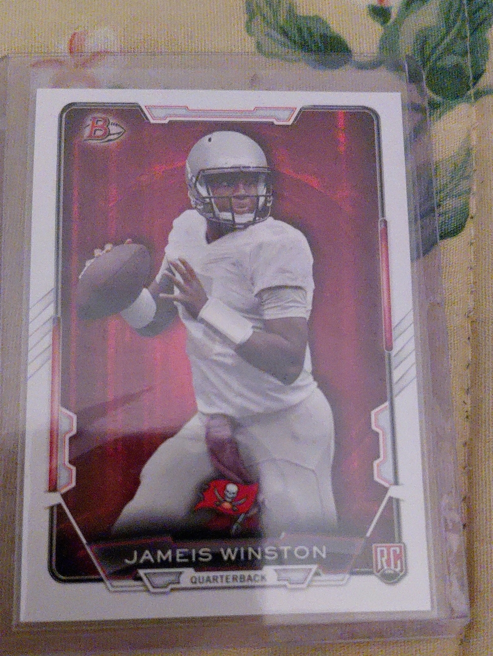 Red Quarterback Trading Card - Jameis Winston